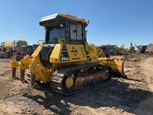 Used Dozer in yard,Used Dozer,Used Komatsu Dozer under blue sky,Front of used Dozer